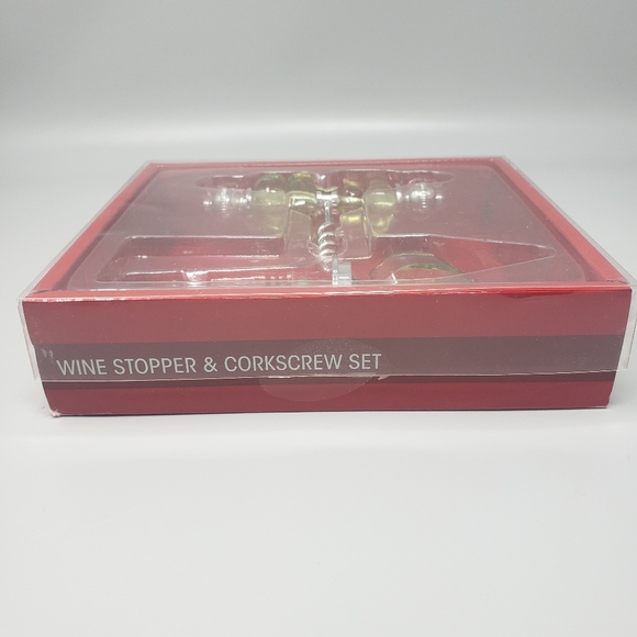 Belk Wine Stopper & Corkscrew Set - Picture 3 of 9
